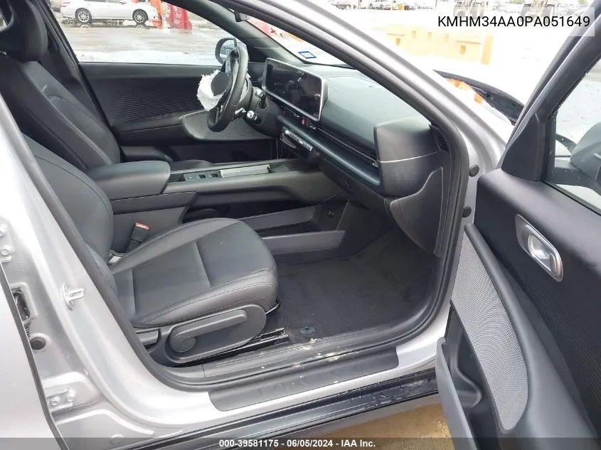 KMHM34AA0PA051649 2023 Hyundai Ioniq 6 Sel