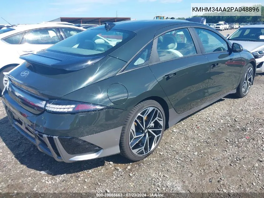 2023 Hyundai Ioniq 6 Sel VIN: KMHM34AA2PA048896 Lot: 39865663