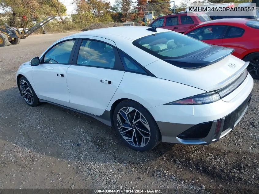 2023 Hyundai Ioniq 6 Sel VIN: KMHM34AC0PA050552 Lot: 40384491