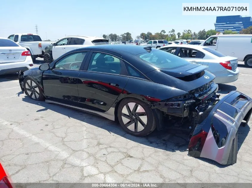 KMHM24AA7RA071094 2024 Hyundai Ioniq 6 Se