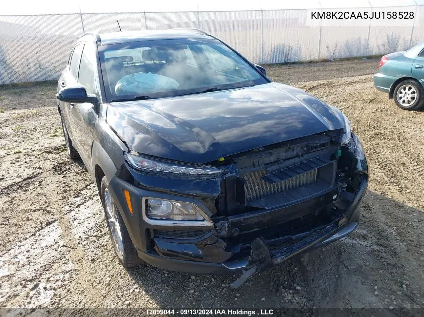 KM8K2CAA5JU158528 2018 Hyundai Kona Sel