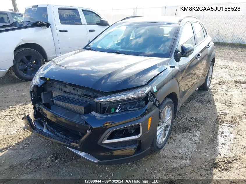 KM8K2CAA5JU158528 2018 Hyundai Kona Sel