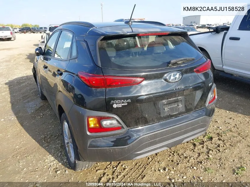 KM8K2CAA5JU158528 2018 Hyundai Kona Sel