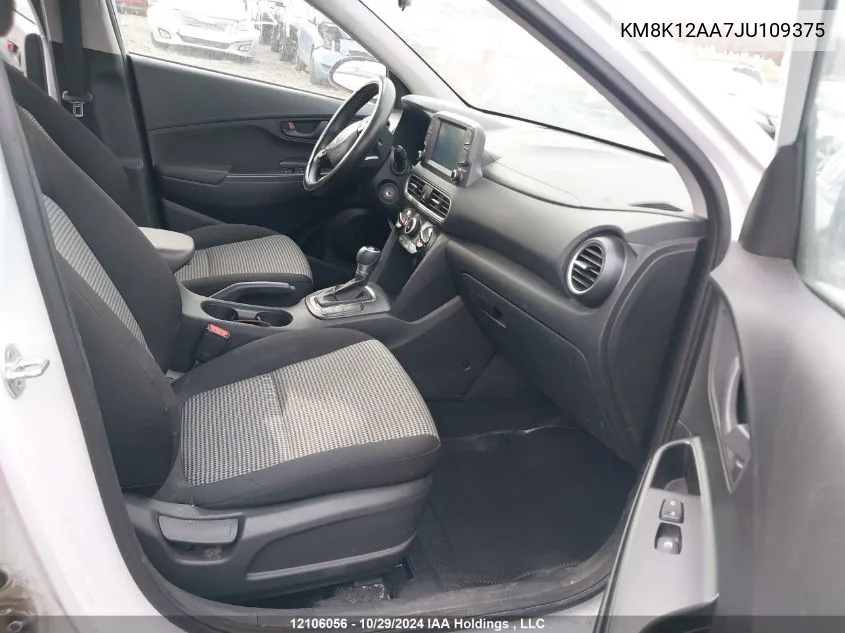 KM8K12AA7JU109375 2018 Hyundai Kona Se