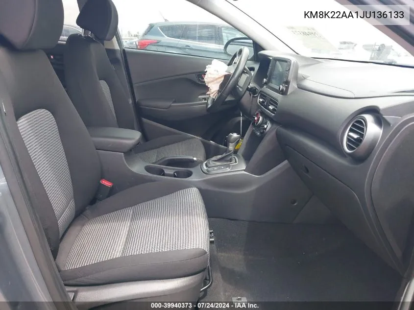 KM8K22AA1JU136133 2018 Hyundai Kona Sel