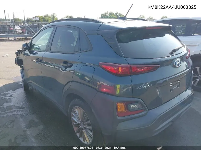 KM8K22AA4JU063825 2018 Hyundai Kona Sel