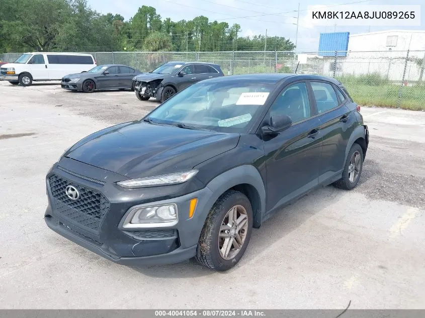 KM8K12AA8JU089265 2018 Hyundai Kona Se