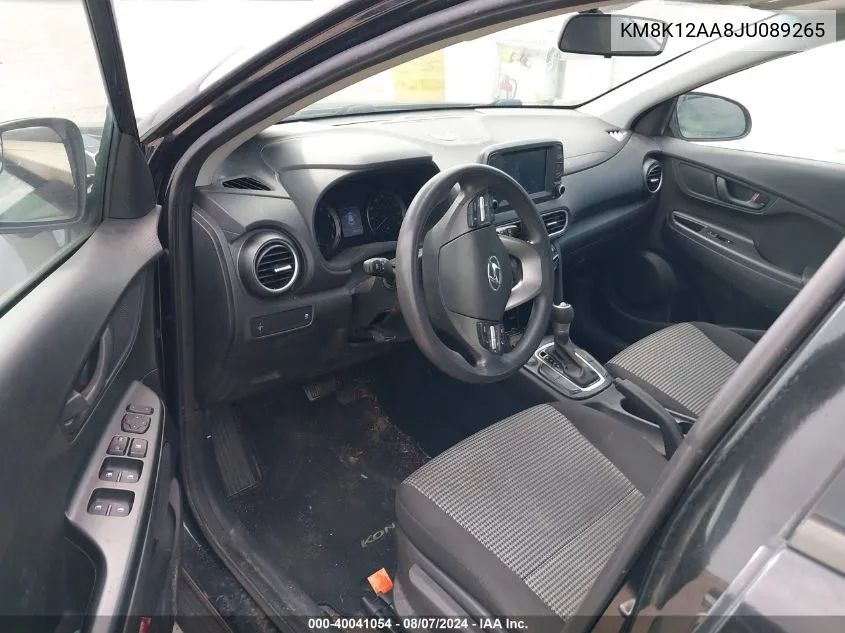 KM8K12AA8JU089265 2018 Hyundai Kona Se