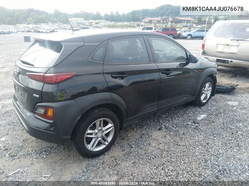 KM8K1CAA4JU076678 2018 Hyundai Kona Se