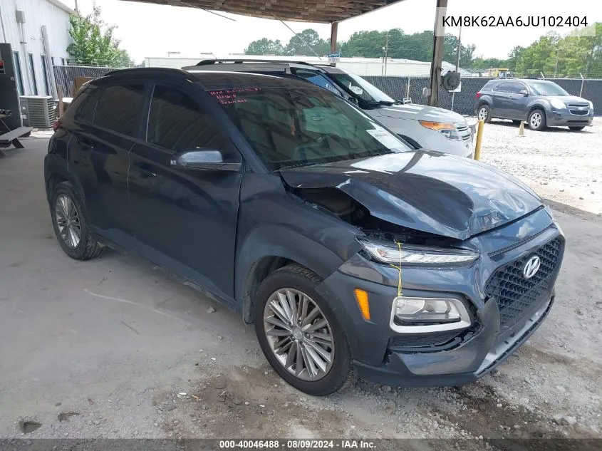 KM8K62AA6JU102404 2018 Hyundai Kona Sel