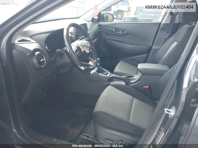 KM8K62AA6JU102404 2018 Hyundai Kona Sel