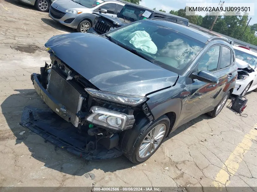 KM8K62AA9JU099501 2018 Hyundai Kona Sel