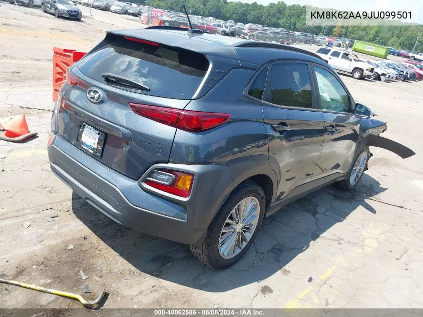 KM8K62AA9JU099501 2018 Hyundai Kona Sel