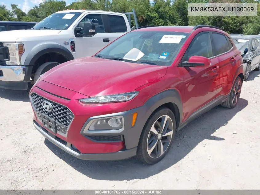 KM8K53A5XJU130069 2018 Hyundai Kona Ultimate