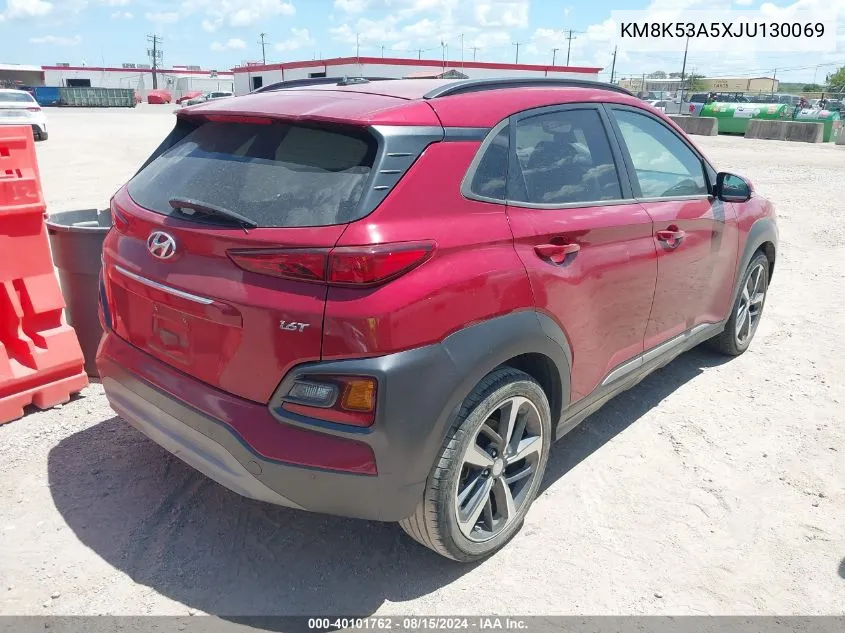 KM8K53A5XJU130069 2018 Hyundai Kona Ultimate