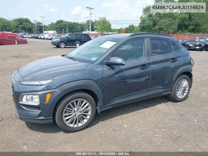 KM8K2CAA9JU114824 2018 Hyundai Kona Sel