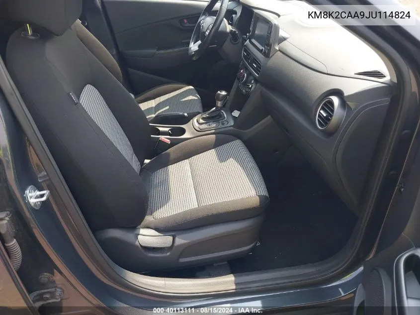 KM8K2CAA9JU114824 2018 Hyundai Kona Sel