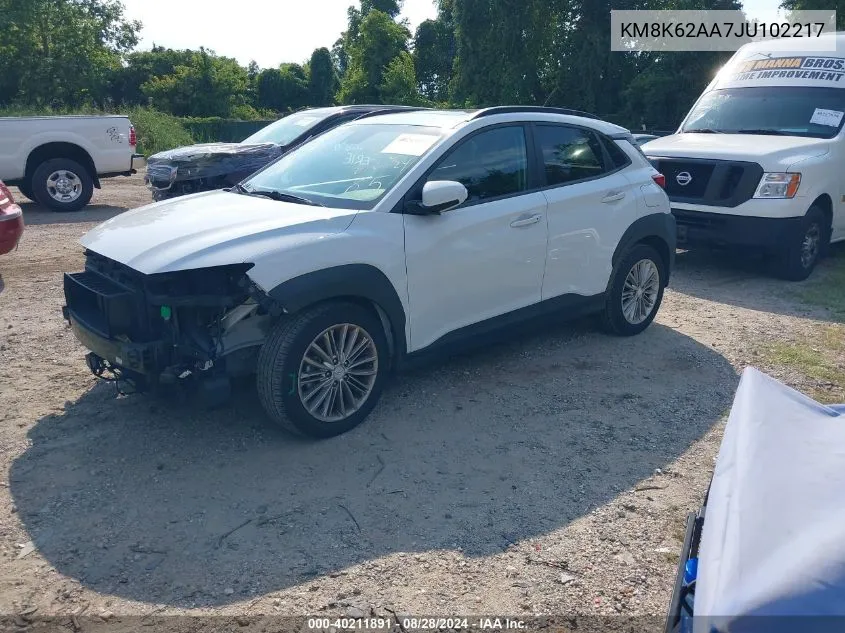 KM8K62AA7JU102217 2018 Hyundai Kona Sel