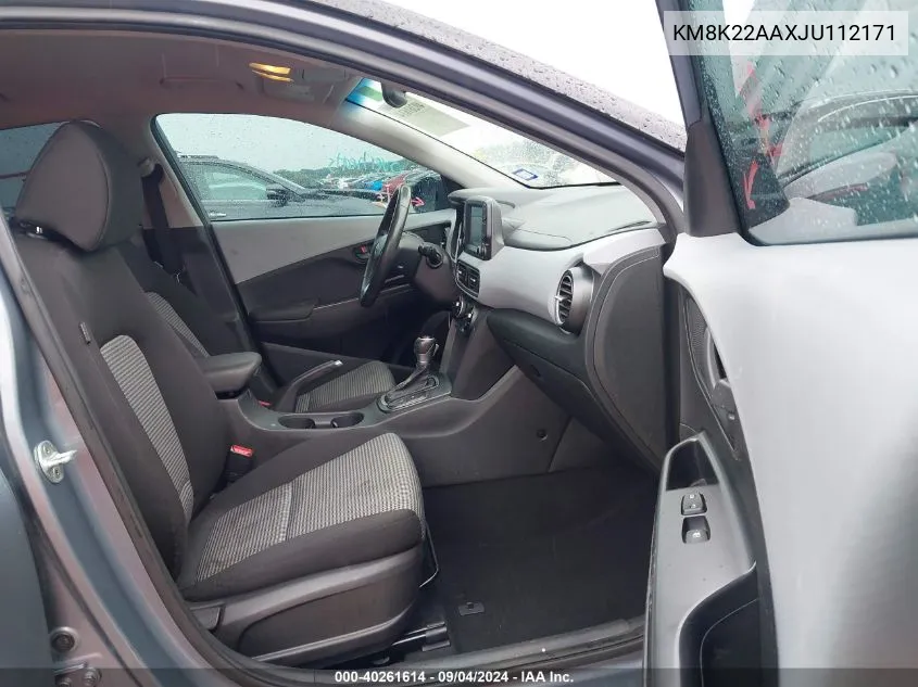 KM8K22AAXJU112171 2018 Hyundai Kona Sel