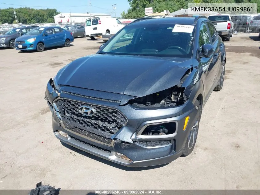 2018 Hyundai Kona Limited VIN: KM8K33A54JU099861 Lot: 40296246