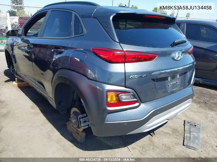 KM8K53A58JU134458 2018 Hyundai Kona Ultimate