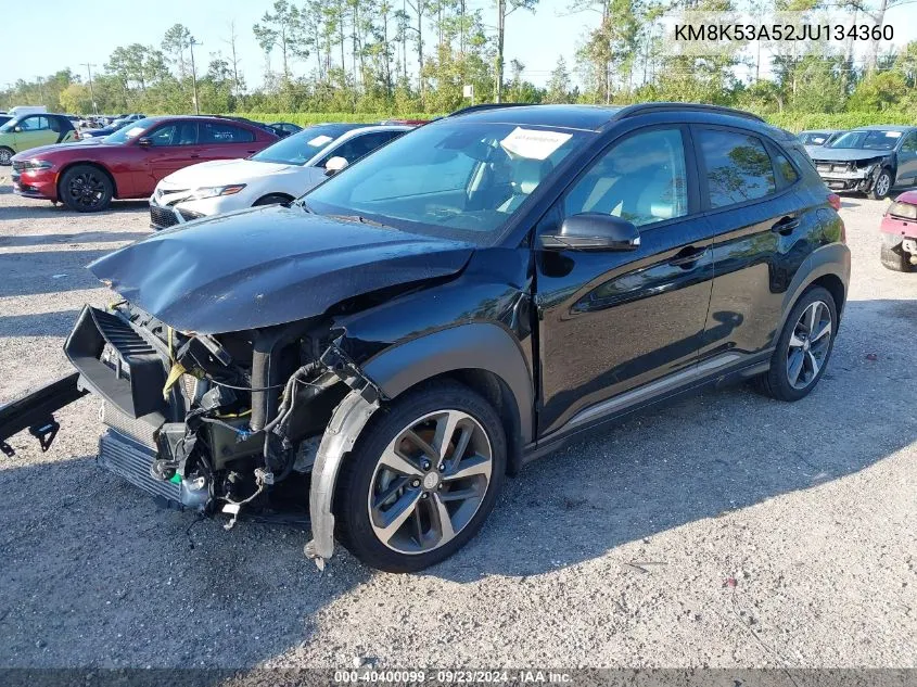 KM8K53A52JU134360 2018 Hyundai Kona Ultimate