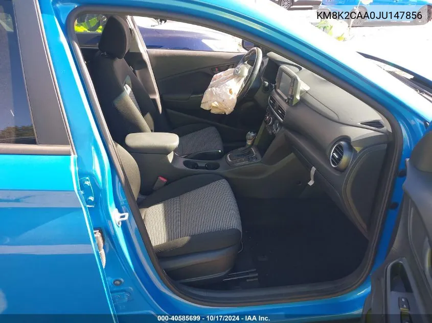 KM8K2CAA0JU147856 2018 Hyundai Kona Sel