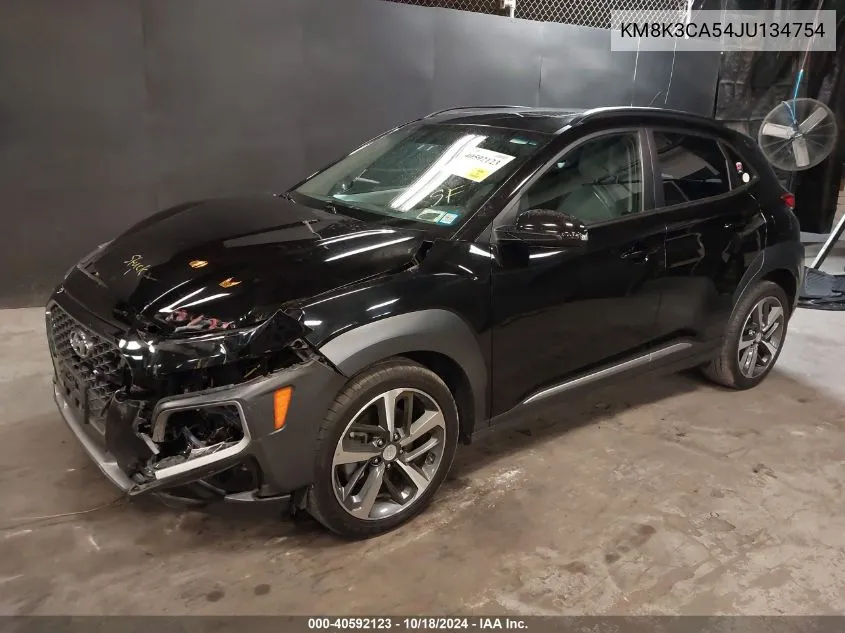 KM8K3CA54JU134754 2018 Hyundai Kona Limited