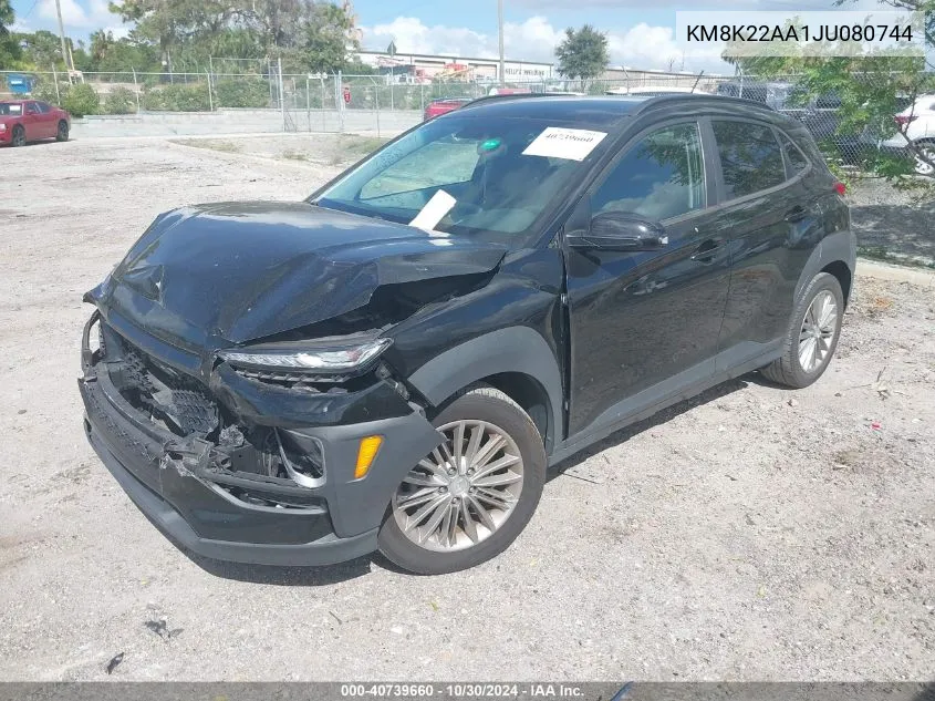 KM8K22AA1JU080744 2018 Hyundai Kona Sel