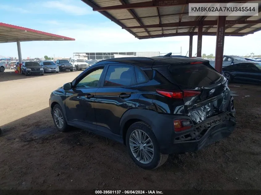 KM8K62AA7KU345544 2019 Hyundai Kona Sel