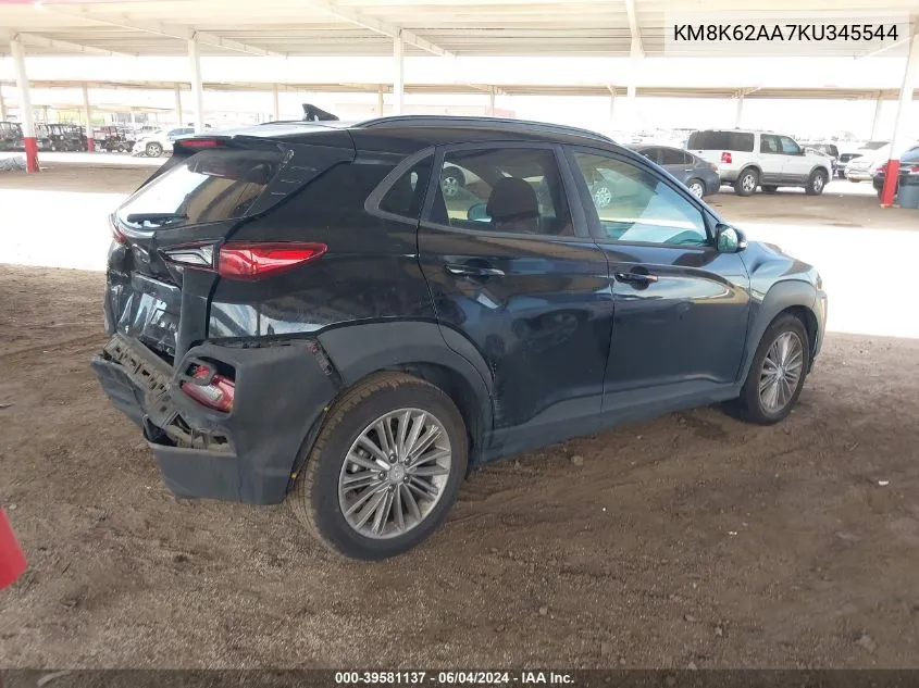 KM8K62AA7KU345544 2019 Hyundai Kona Sel