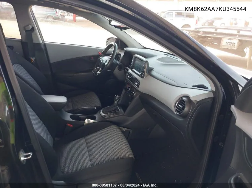 KM8K62AA7KU345544 2019 Hyundai Kona Sel