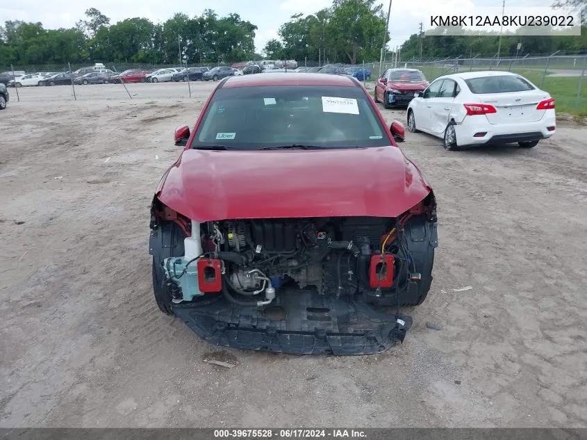 KM8K12AA8KU239022 2019 Hyundai Kona Se