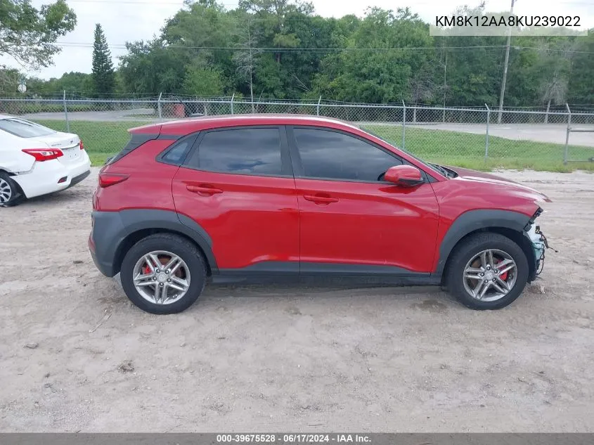 KM8K12AA8KU239022 2019 Hyundai Kona Se