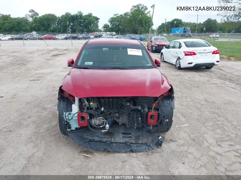 KM8K12AA8KU239022 2019 Hyundai Kona Se