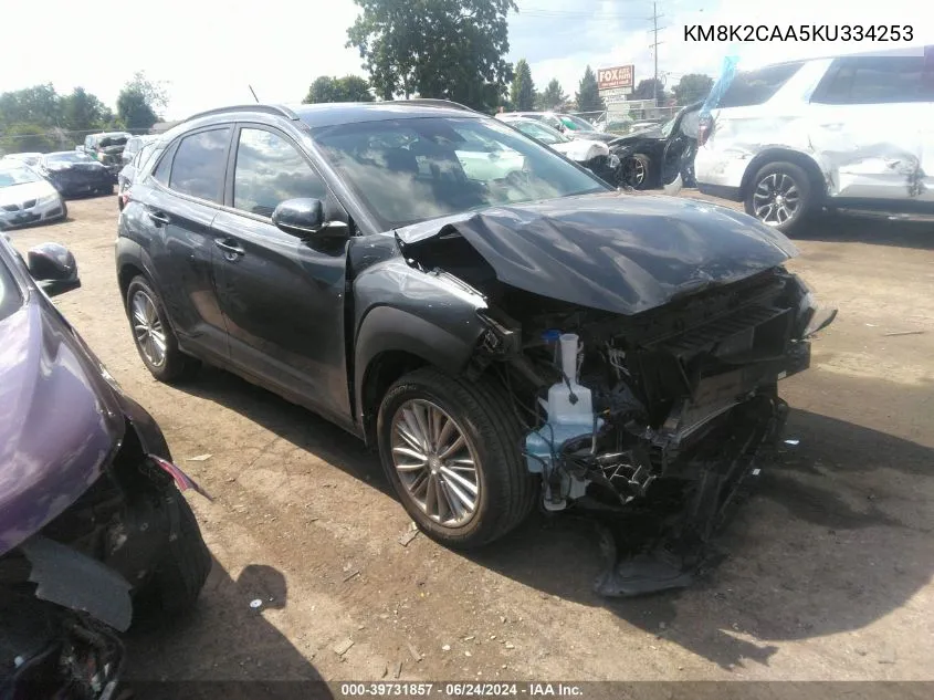 KM8K2CAA5KU334253 2019 Hyundai Kona Sel