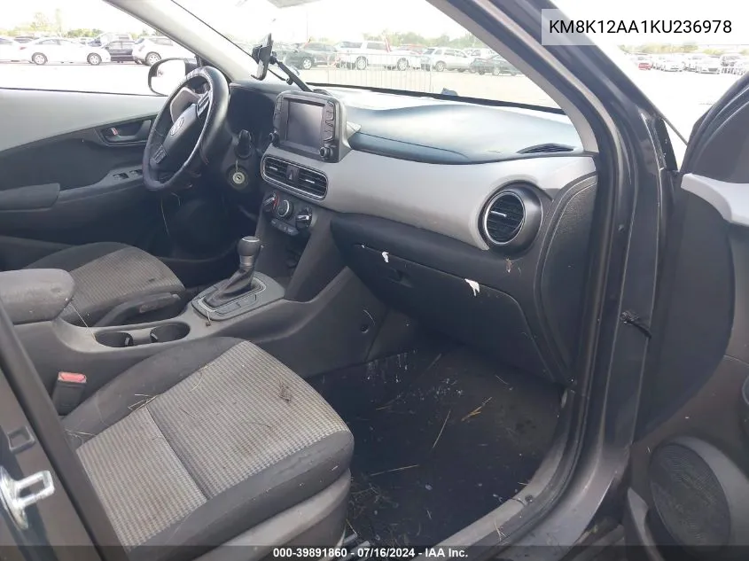 KM8K12AA1KU236978 2019 Hyundai Kona Se