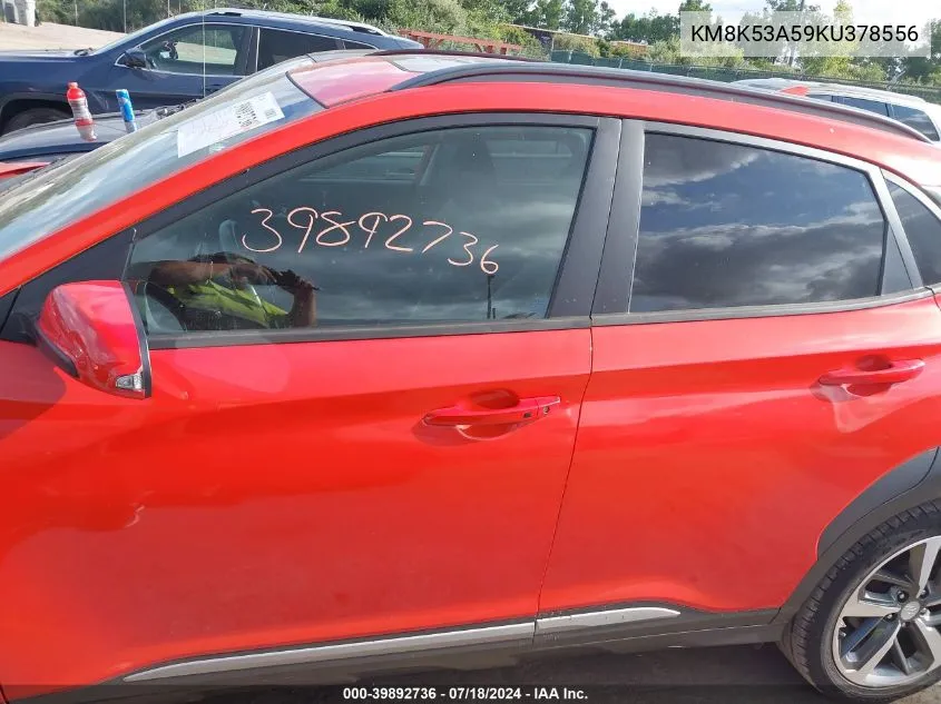 KM8K53A59KU378556 2019 Hyundai Kona Ultimate