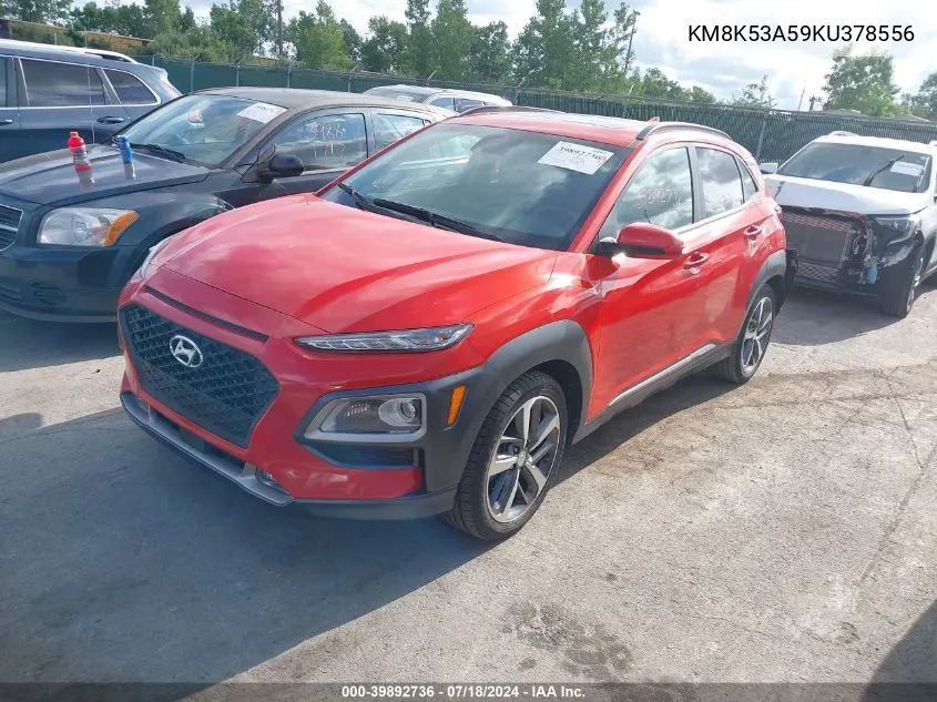 KM8K53A59KU378556 2019 Hyundai Kona Ultimate