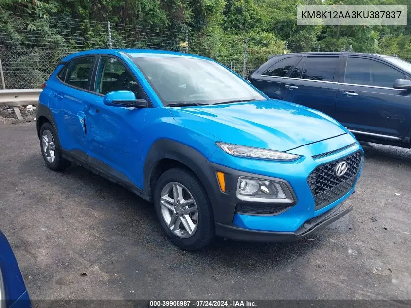 KM8K12AA3KU387837 2019 Hyundai Kona Se