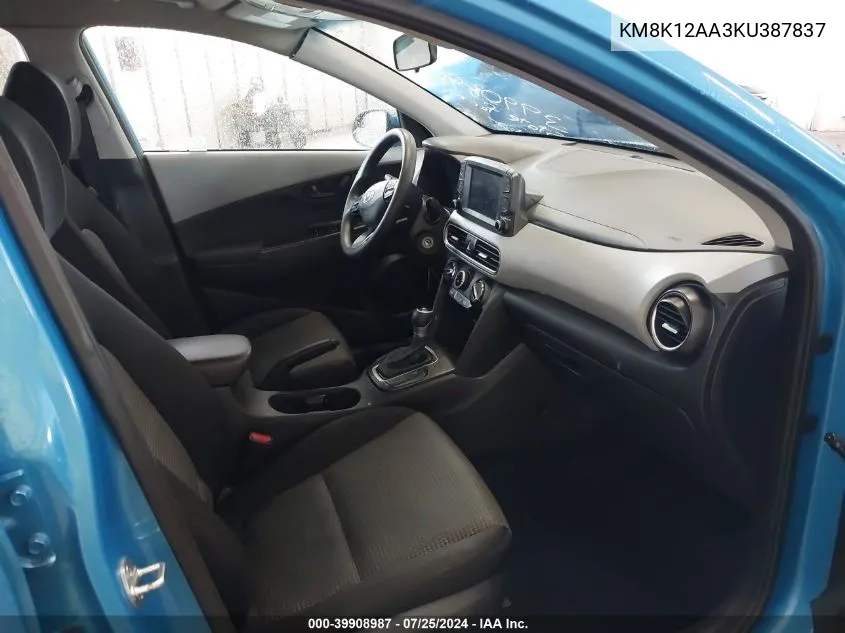 KM8K12AA3KU387837 2019 Hyundai Kona Se