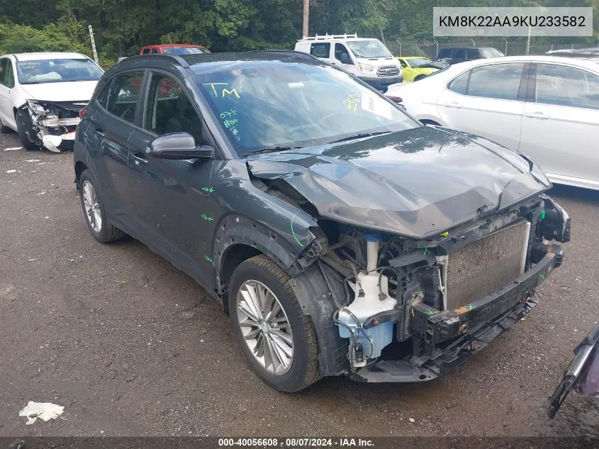 KM8K22AA9KU233582 2019 Hyundai Kona 2.0L Preferred