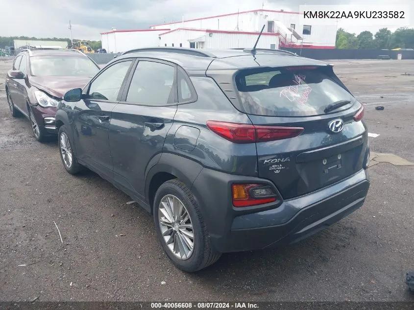 KM8K22AA9KU233582 2019 Hyundai Kona 2.0L Preferred