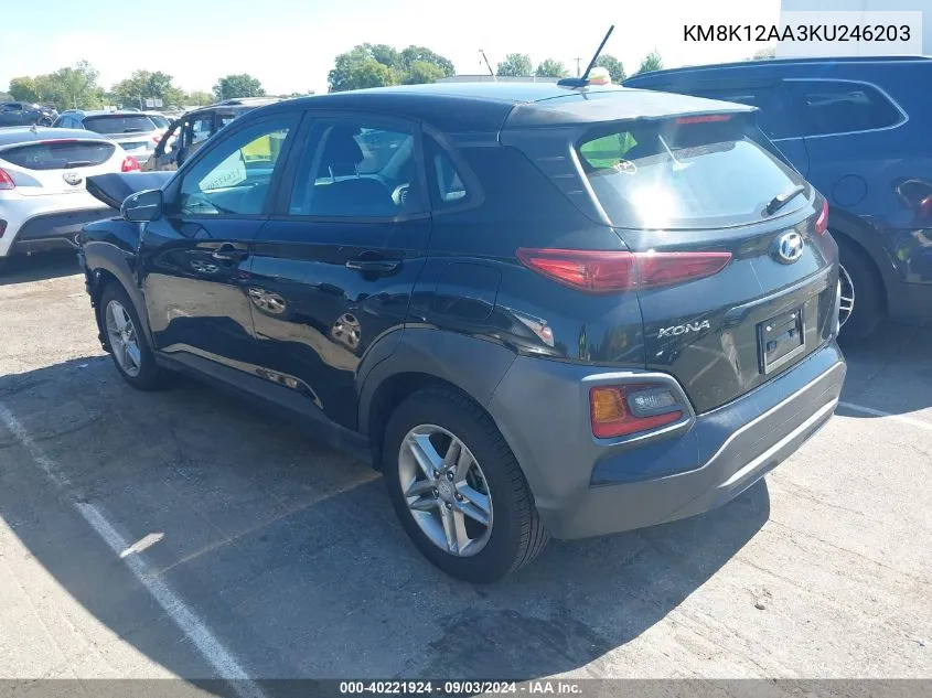 KM8K12AA3KU246203 2019 Hyundai Kona Se