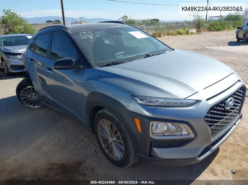 KM8K22AA4KU382045 2019 Hyundai Kona Sel