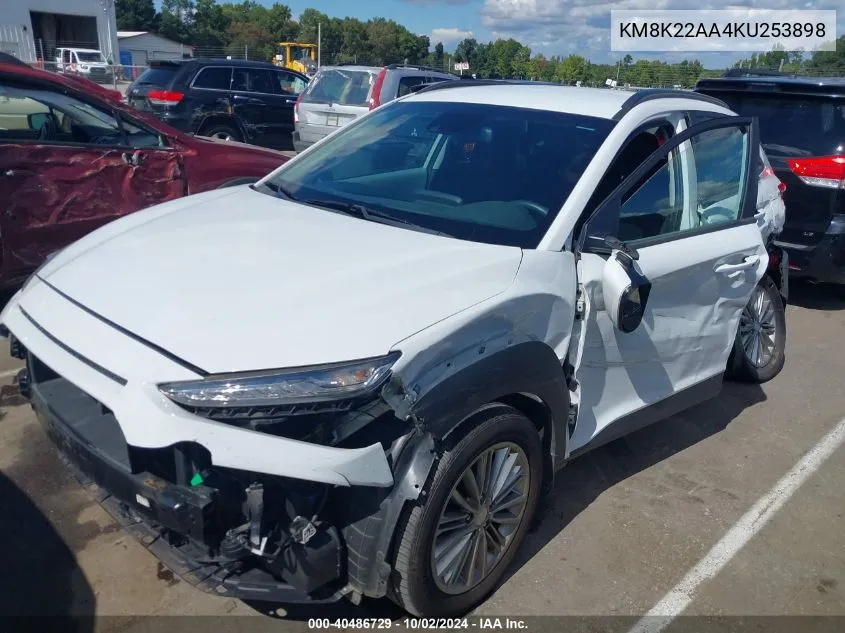 KM8K22AA4KU253898 2019 Hyundai Kona Sel