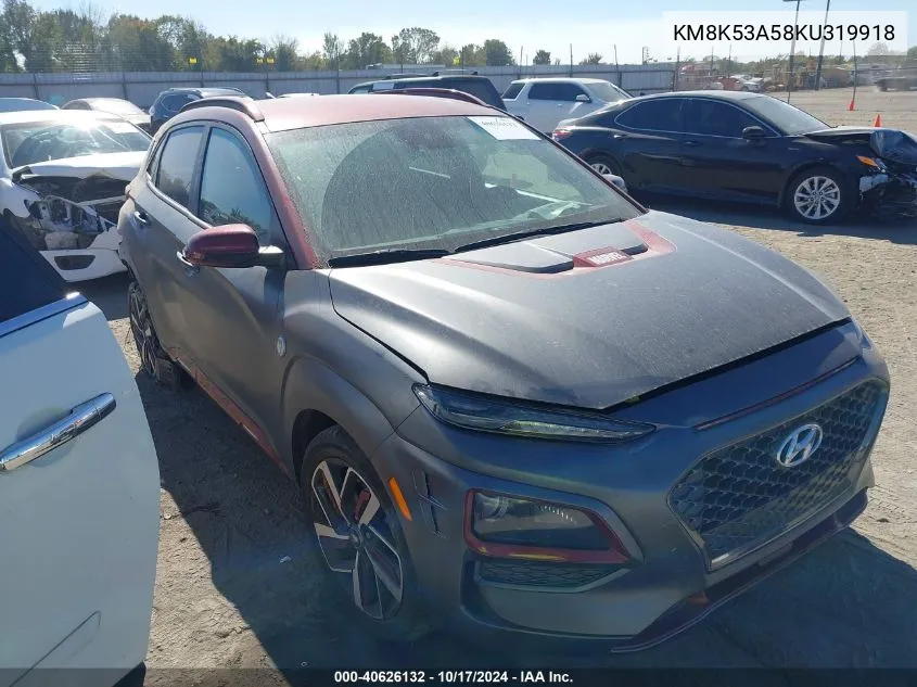 KM8K53A58KU319918 2019 Hyundai Kona Iron Man