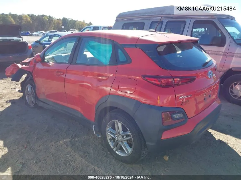 KM8K1CAA6KU215484 2019 Hyundai Kona Se