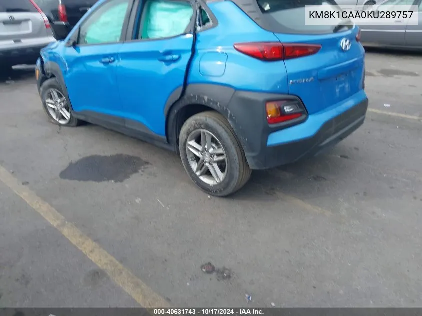 KM8K1CAA0KU289757 2019 Hyundai Kona Se