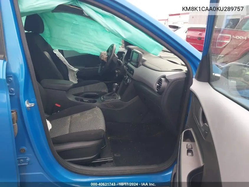 KM8K1CAA0KU289757 2019 Hyundai Kona Se